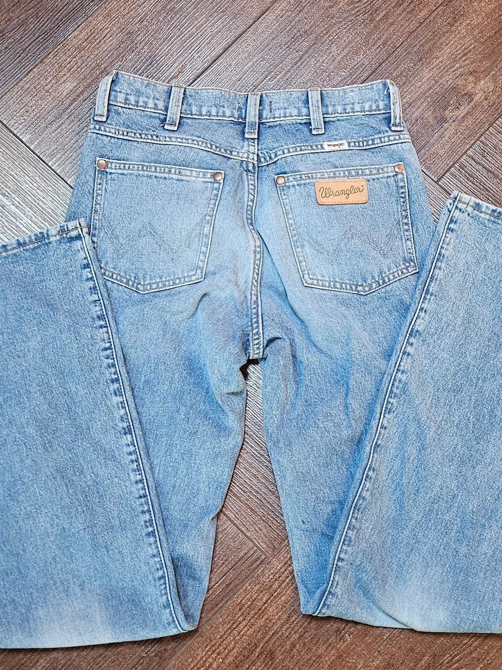Wrangler Light Blue Flare Jeans - Wide Leg